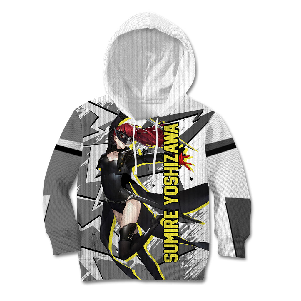 Sumire Yoshizawa Persona Kid Hoodie Anime Mix Polygon Cyber Style