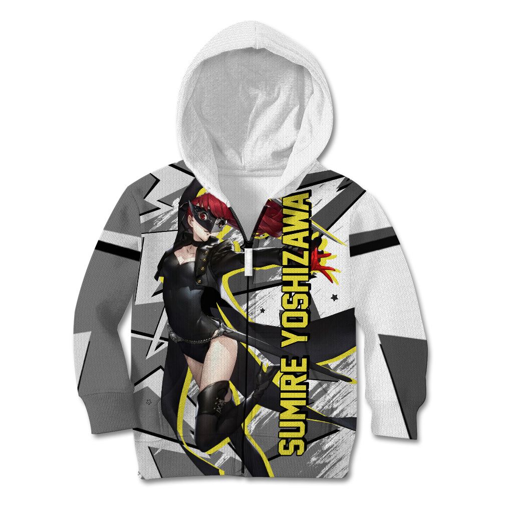 Sumire Yoshizawa Persona Kid Hoodie Anime Mix Polygon Cyber Style