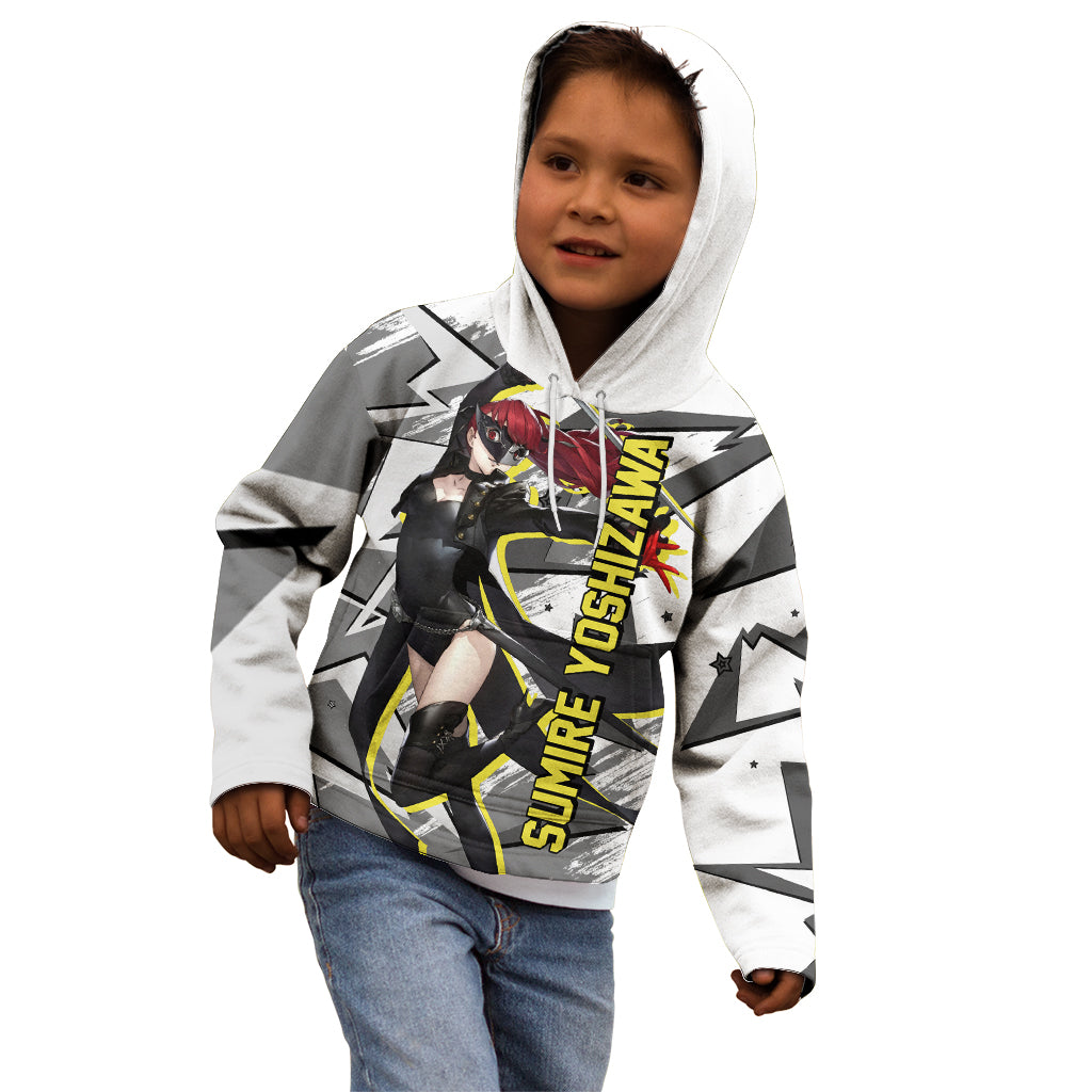 Sumire Yoshizawa Persona Kid Hoodie Anime Mix Polygon Cyber Style