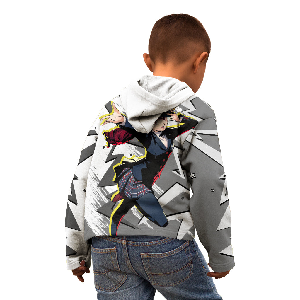 Sumire Yoshizawa Persona Kid Hoodie Anime Mix Polygon Cyber Style