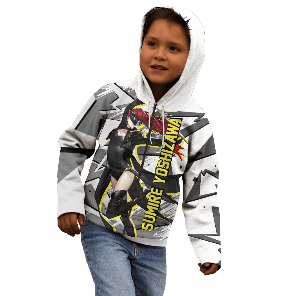 Sumire Yoshizawa Persona Kid Hoodie Anime Mix Polygon Cyber Style
