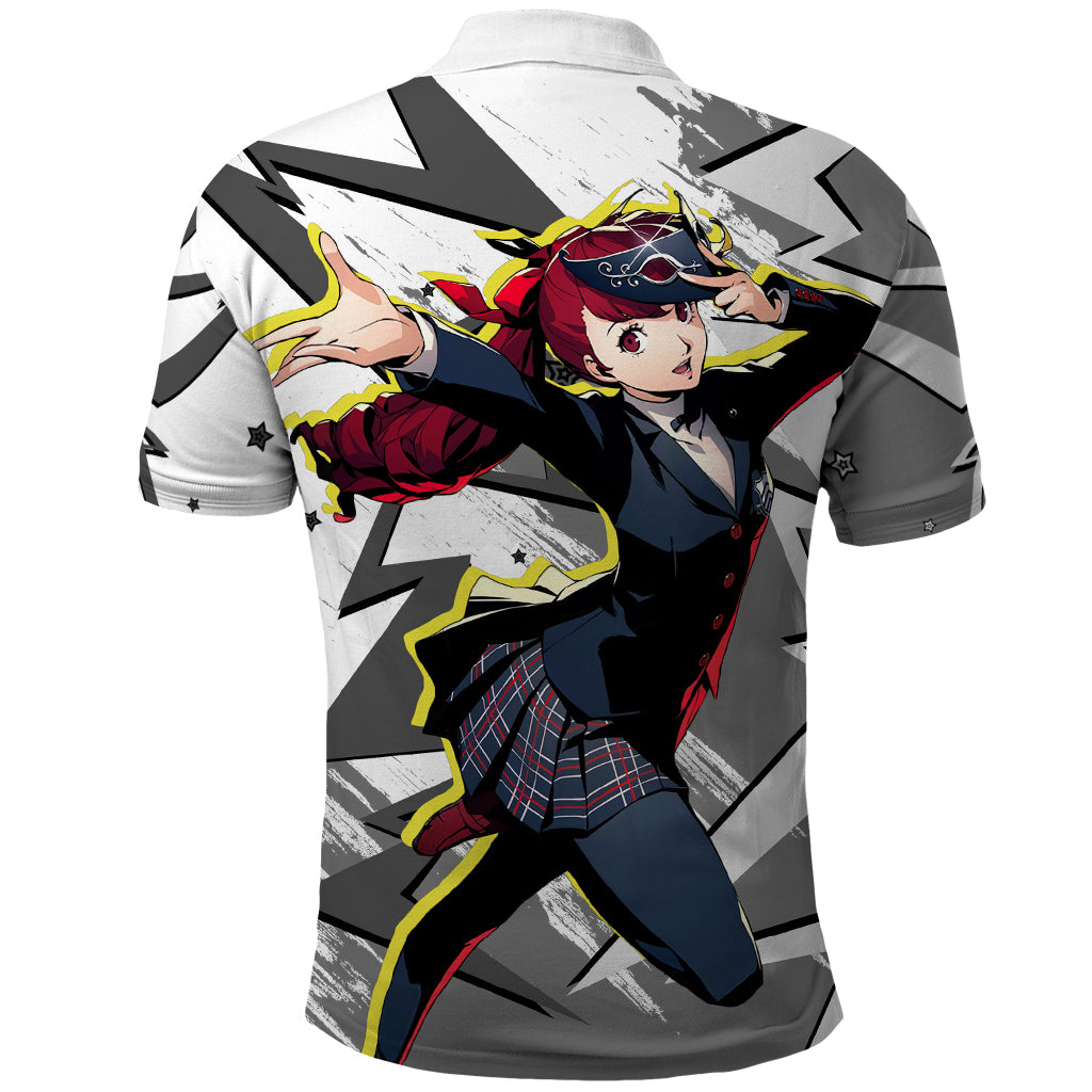 Sumire Yoshizawa Persona Polo Shirt Anime Mix Polygon Cyber Style
