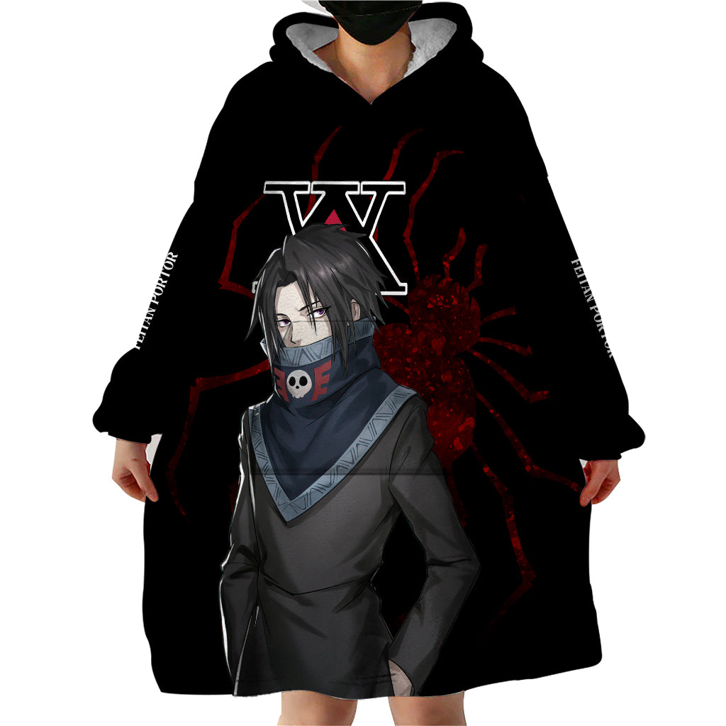 Feitan Phantom Troupe Hunter X Hunter Wearable Blanket Hoodie Anime Style