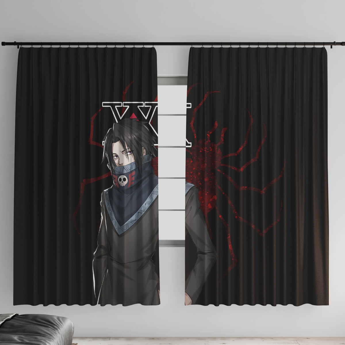 Feitan Phantom Troupe Hunter X Hunter Window Curtain Anime Style