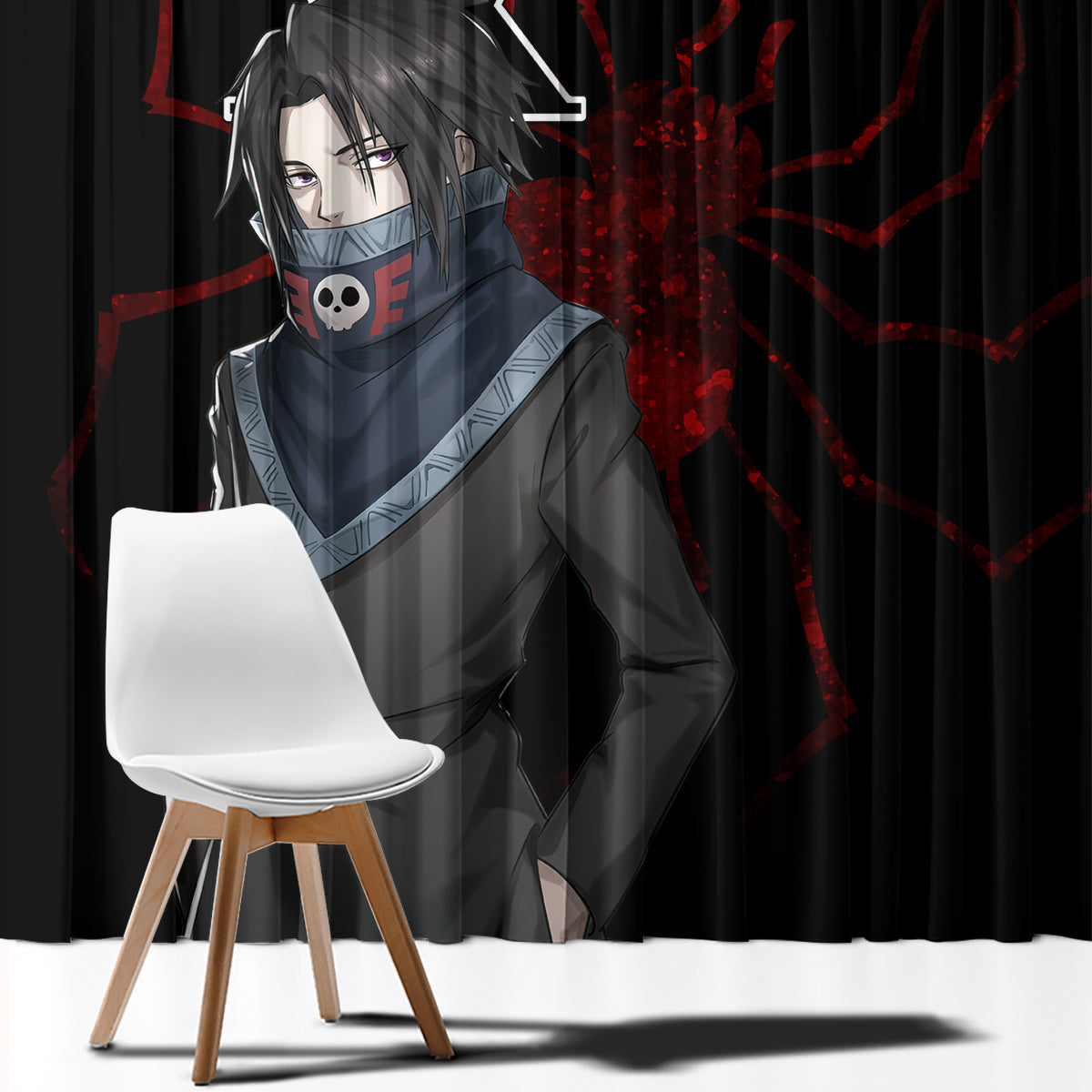 Feitan Phantom Troupe Hunter X Hunter Window Curtain Anime Style