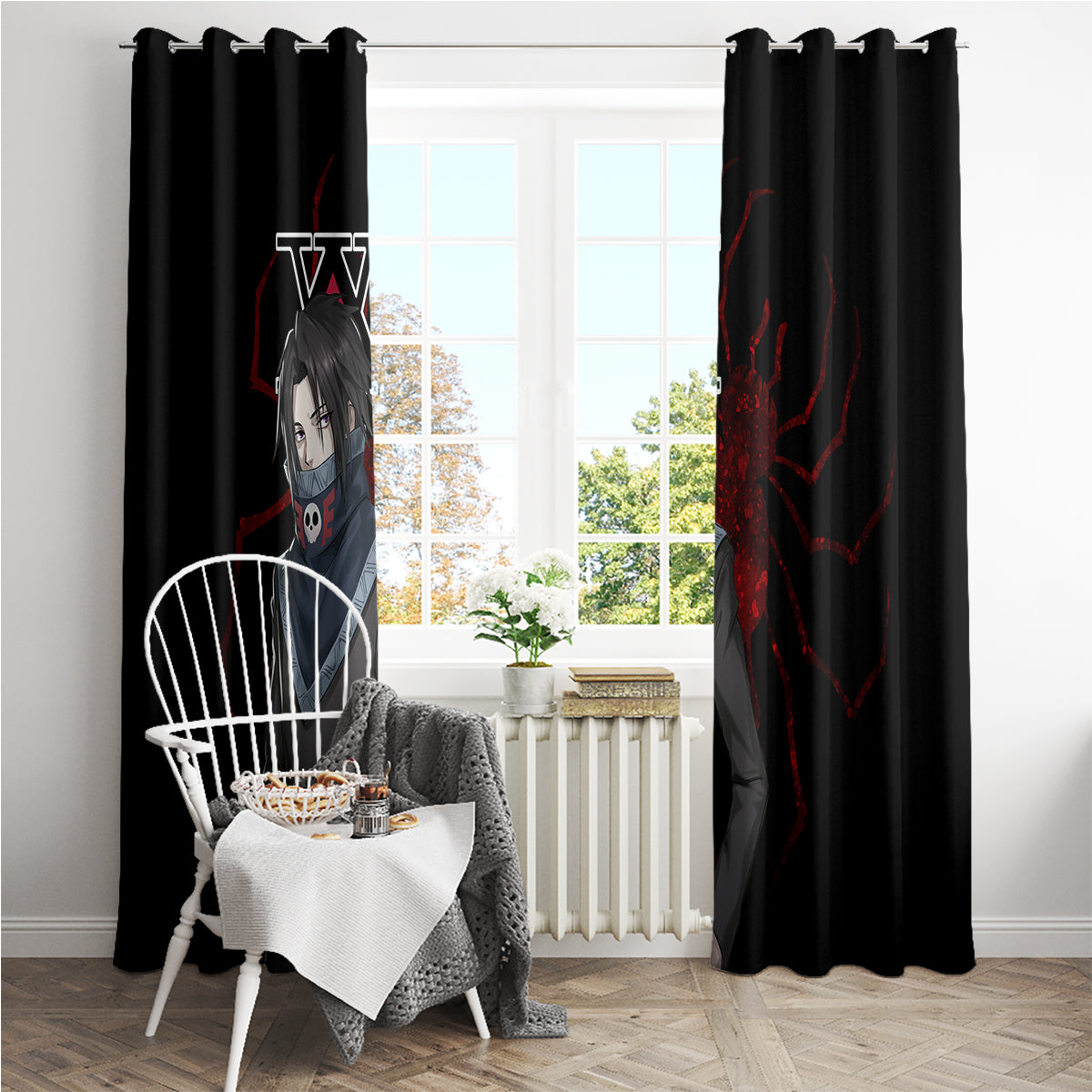 Feitan Phantom Troupe Hunter X Hunter Window Curtain Anime Style