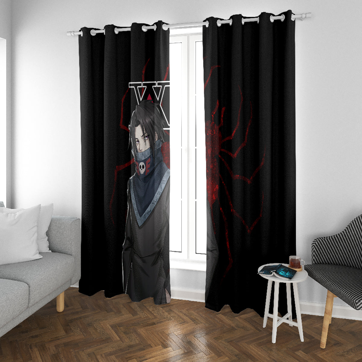 Feitan Phantom Troupe Hunter X Hunter Window Curtain Anime Style