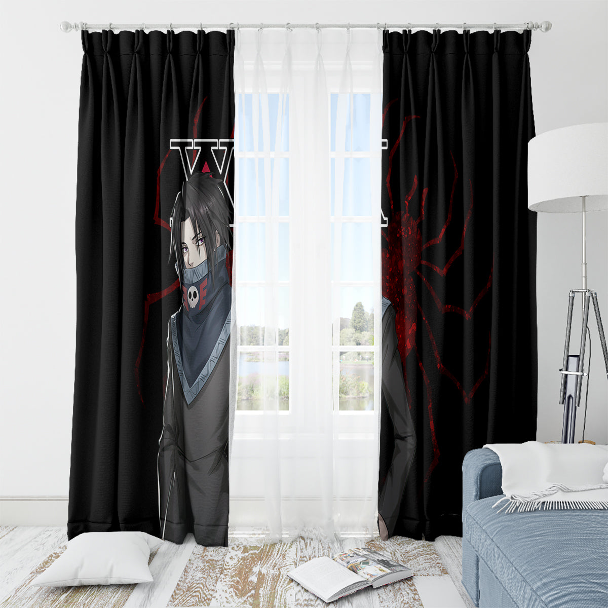 Feitan Phantom Troupe Hunter X Hunter Window Curtain Anime Style