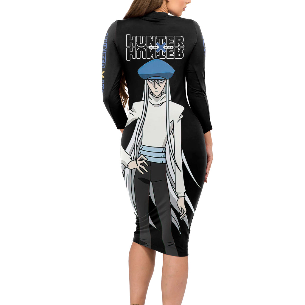 Kite Hunter X Hunter Long Sleeve Bodycon Dress Anime Style