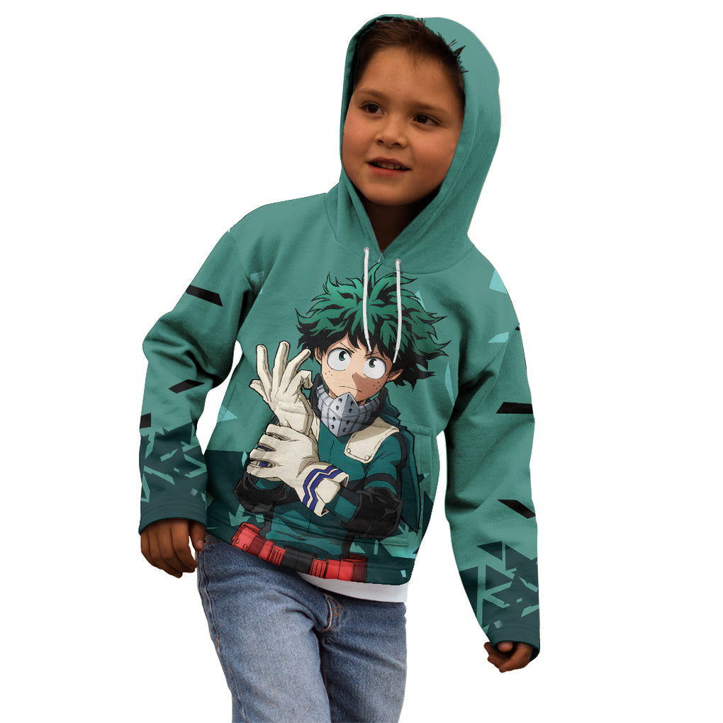 Izuku Midoriya - My Hero Academia Kid Hoodie Anime Style