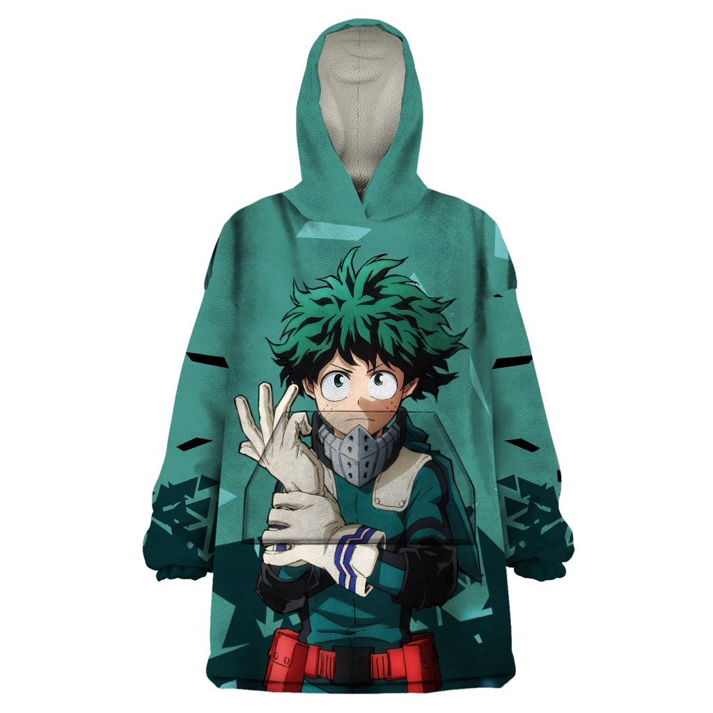 Izuku Midoriya - My Hero Academia Wearable Blanket Hoodie Anime Style