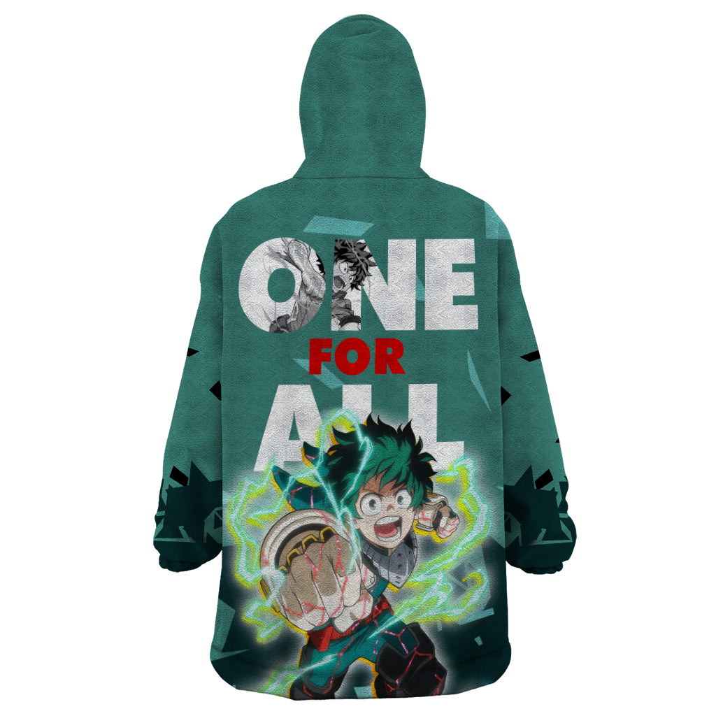 Izuku Midoriya - My Hero Academia Wearable Blanket Hoodie Anime Style