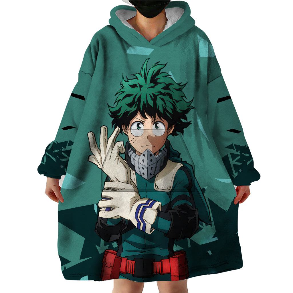 Izuku Midoriya - My Hero Academia Wearable Blanket Hoodie Anime Style