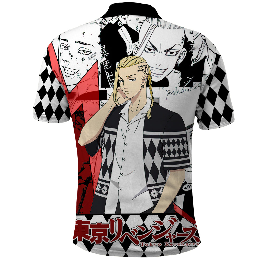 Ryuuguuji Ken Draken Polo Shirt Anime Mix Manga Style