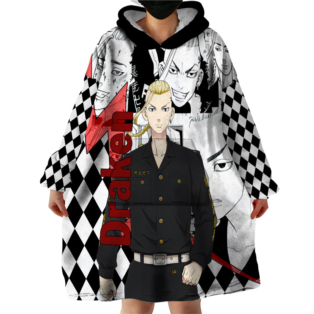 Ryuuguuji Ken Draken Wearable Blanket Hoodie Anime Mix Manga Style