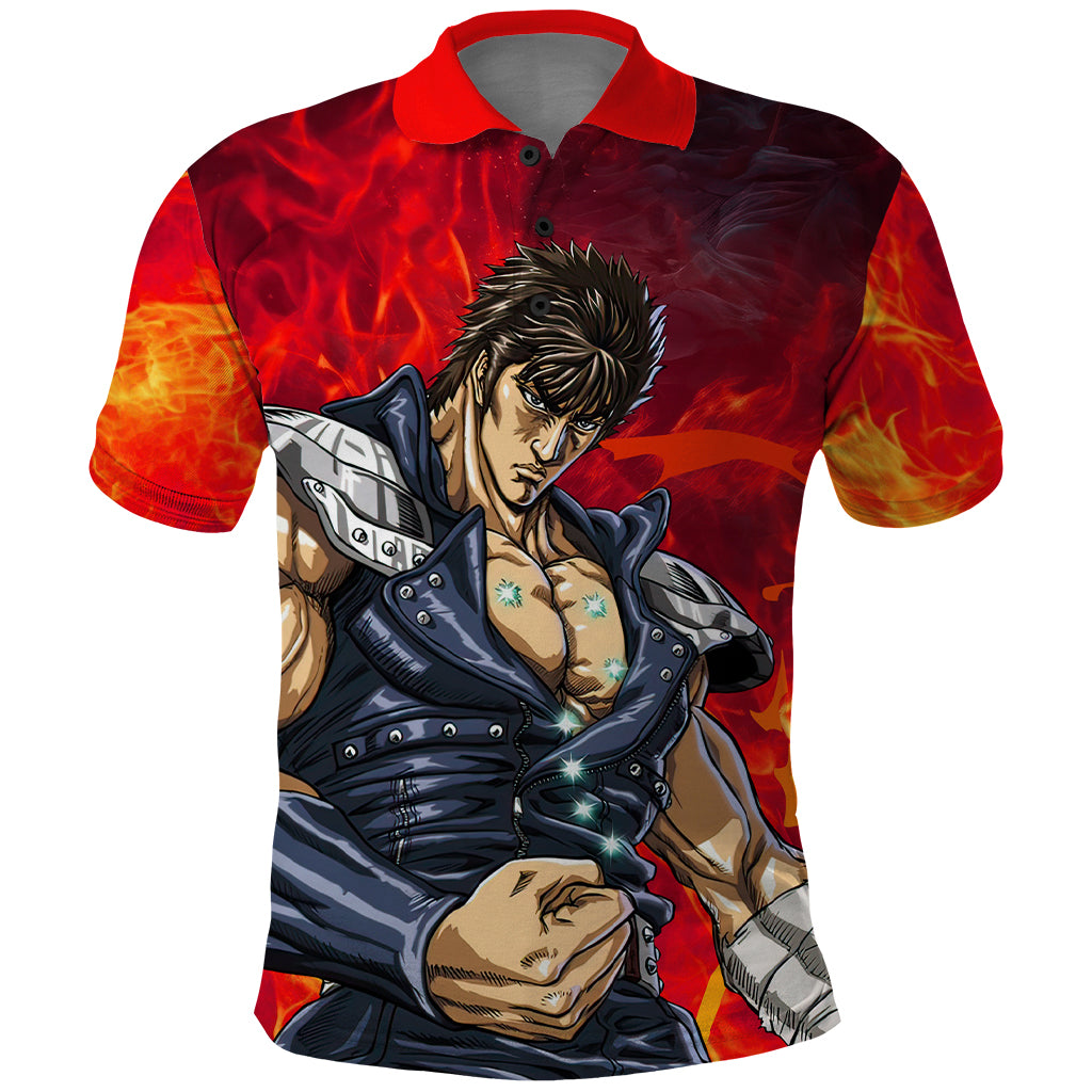 Fist of the North Polo Shirt Anime Style