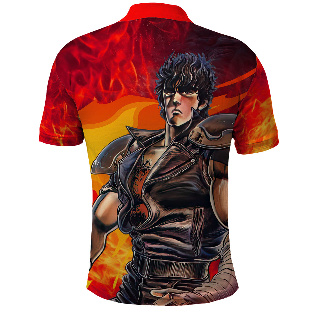 Fist of the North Polo Shirt Anime Style