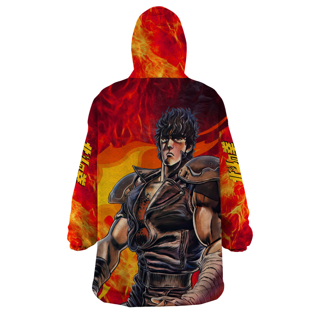 Fist of the North Wearable Blanket Hoodie Anime Style
