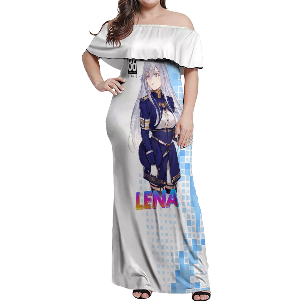 Lena Vladilena Milize Off Shoulder Maxi Dress Anime Style