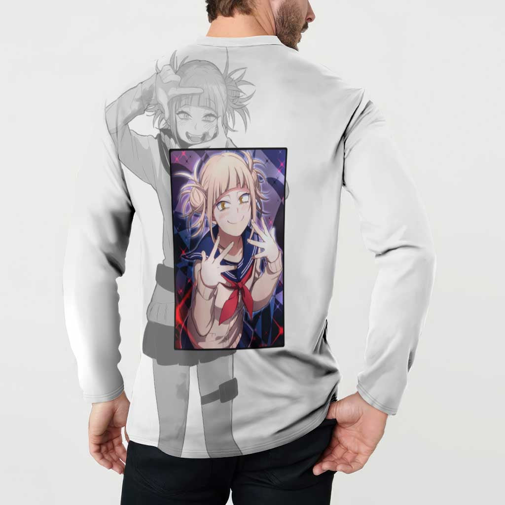 Himiko Toga - My Hero Academia Button Sweatshirt Anime Style
