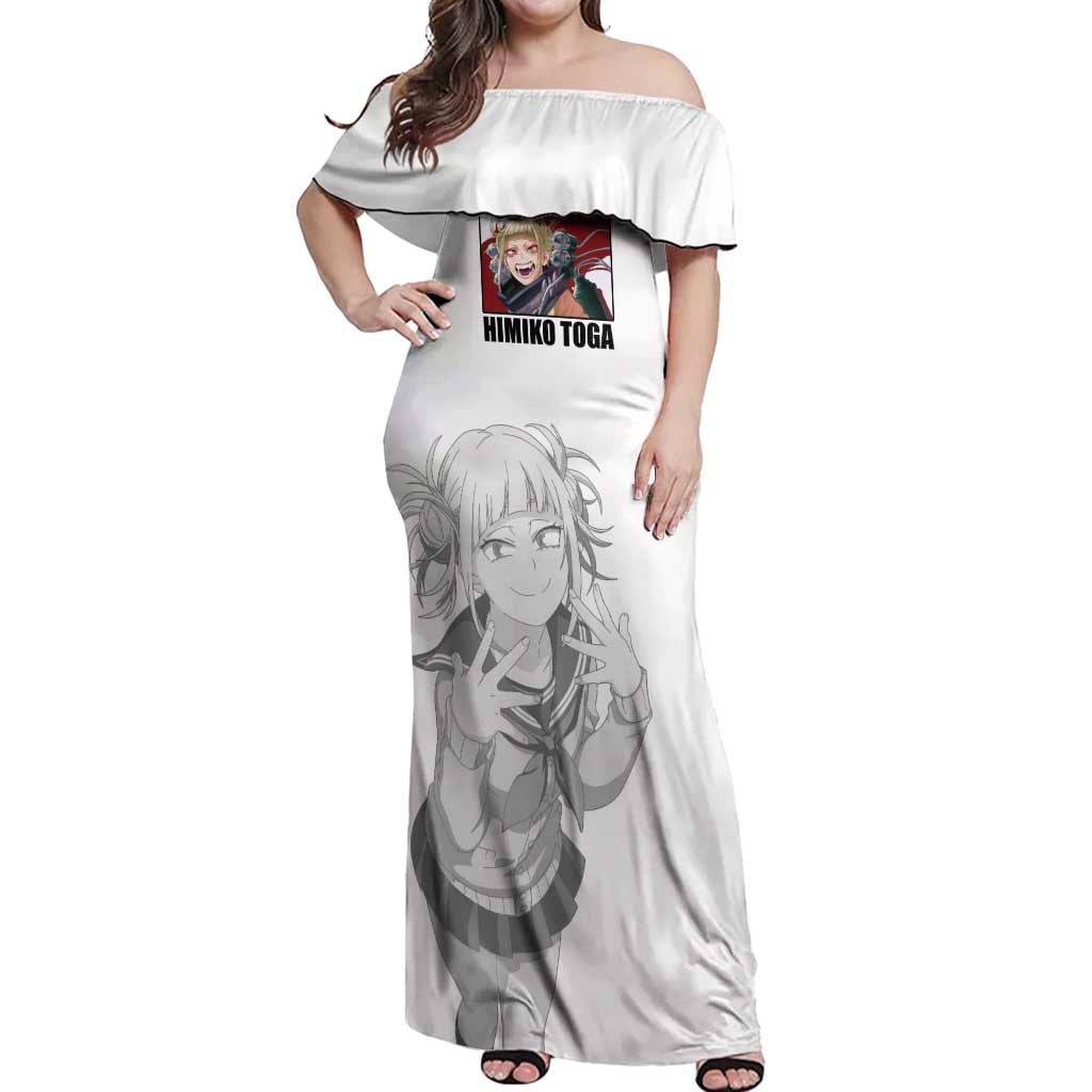 Himiko Toga - My Hero Academia Off Shoulder Maxi Dress Anime Style