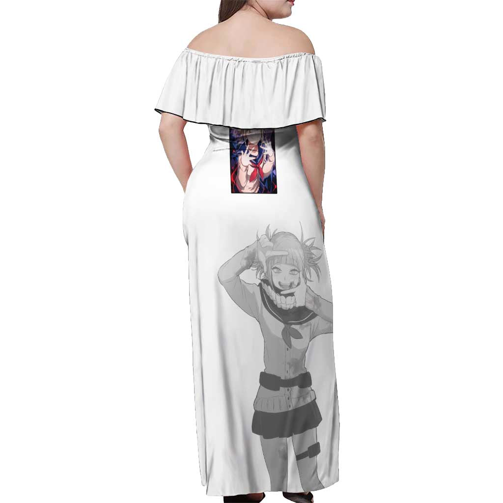 Himiko Toga - My Hero Academia Off Shoulder Maxi Dress Anime Style