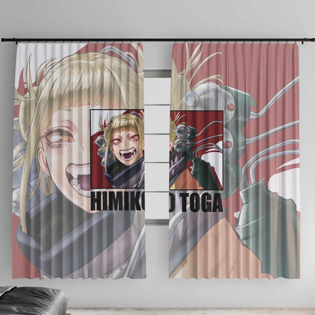 Himiko Toga - My Hero Academia Window Curtain Anime Style