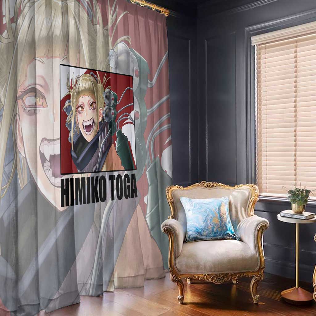Himiko Toga - My Hero Academia Window Curtain Anime Style