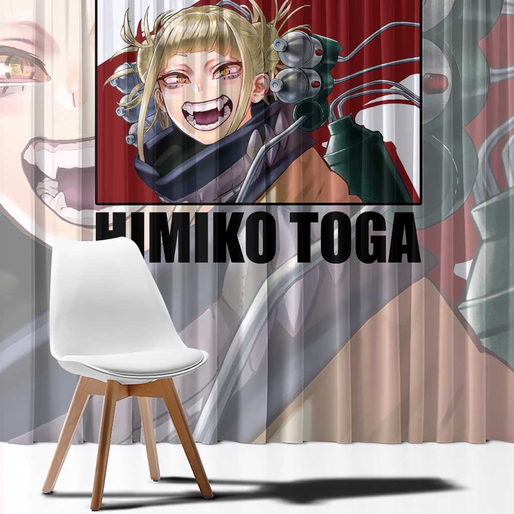 Himiko Toga - My Hero Academia Window Curtain Anime Style