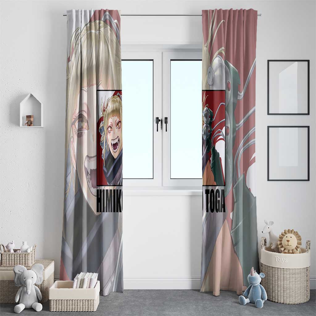 Himiko Toga - My Hero Academia Window Curtain Anime Style