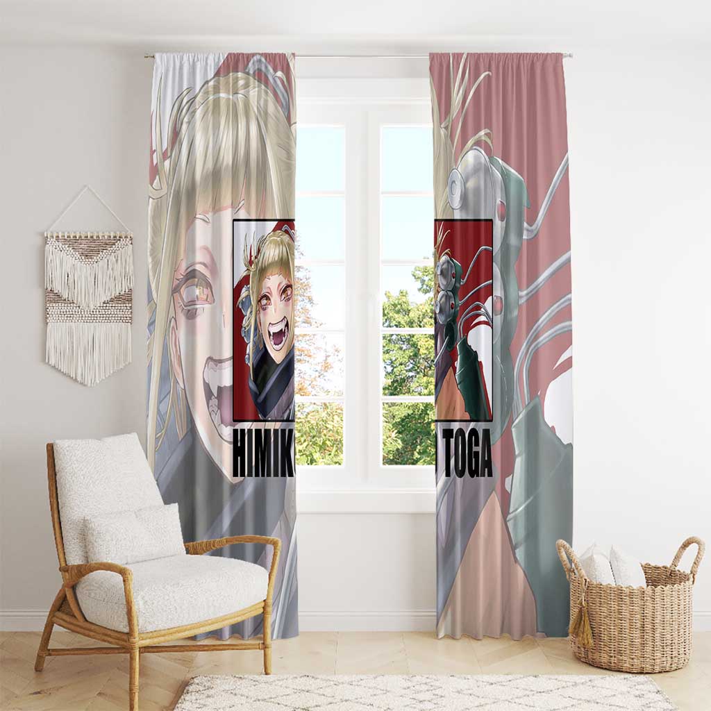 Himiko Toga - My Hero Academia Window Curtain Anime Style