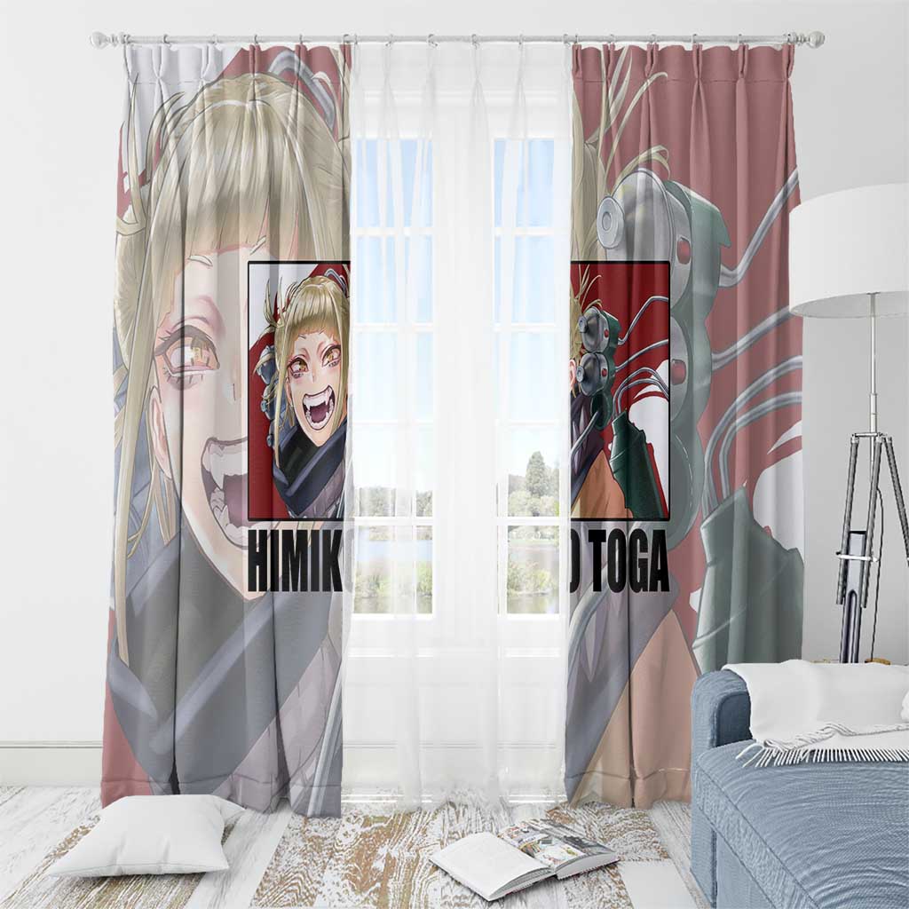Himiko Toga - My Hero Academia Window Curtain Anime Style