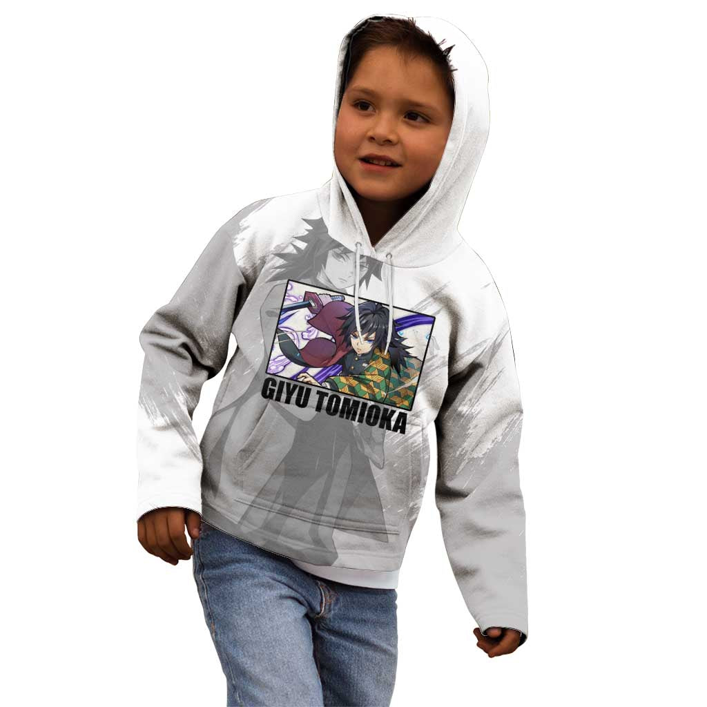 Giyu Tomioka - Demon Slayer Kid Hoodie Anime Style