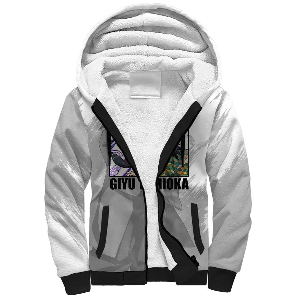 Giyu Tomioka - Demon Slayer Sherpa Hoodie Anime Style