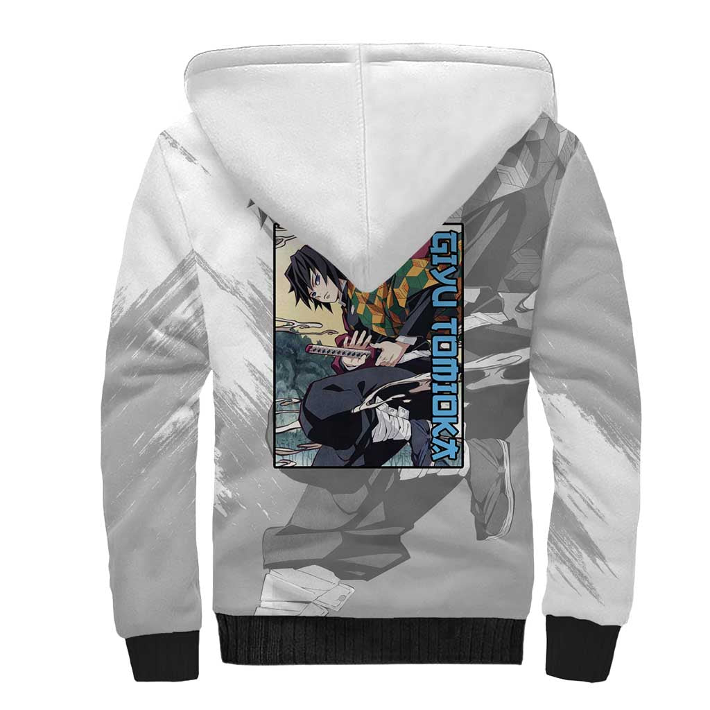 Giyu Tomioka - Demon Slayer Sherpa Hoodie Anime Style