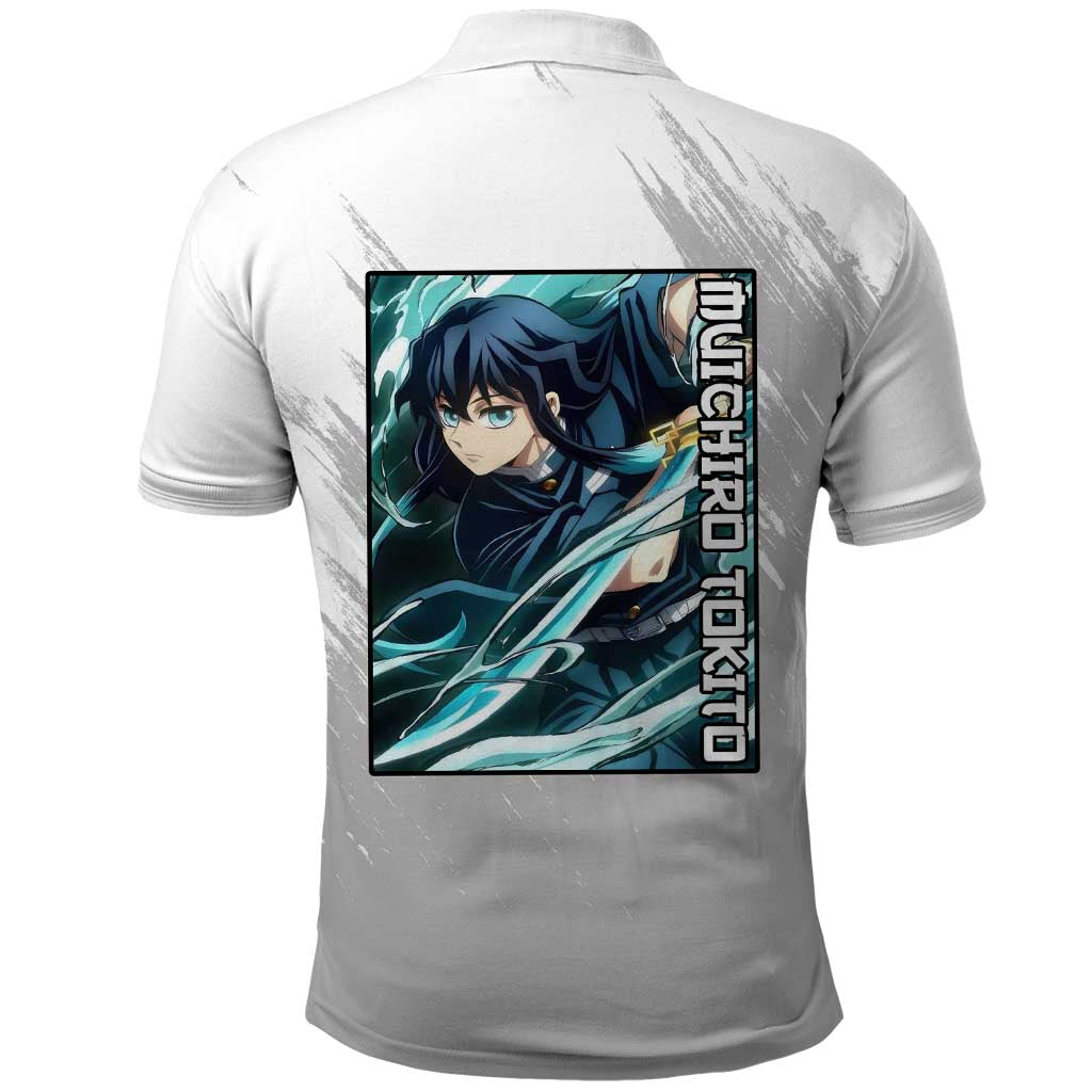 Muichiro Tokito - Demon Slayer Polo Shirt Anime Style