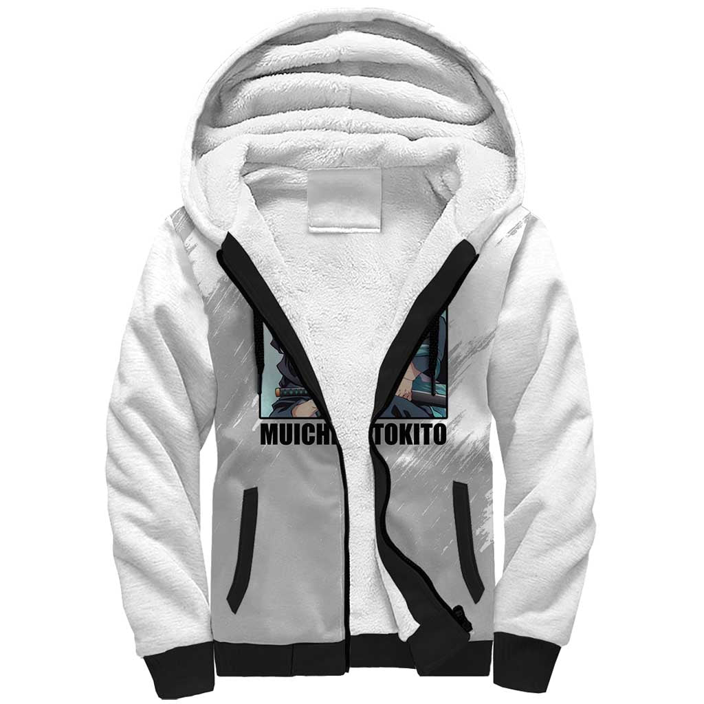 Muichiro Tokito - Demon Slayer Sherpa Hoodie Anime Style