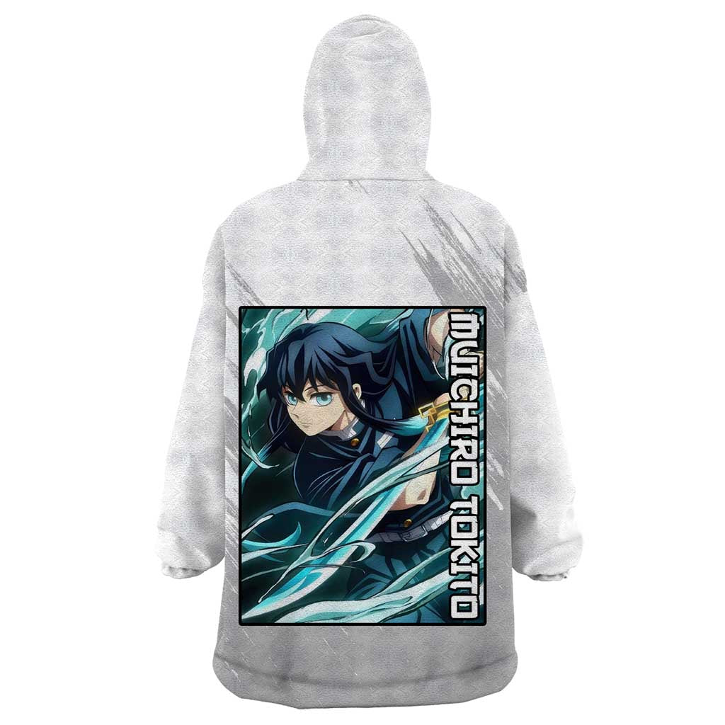 Muichiro Tokito - Demon Slayer Wearable Blanket Hoodie Anime Style