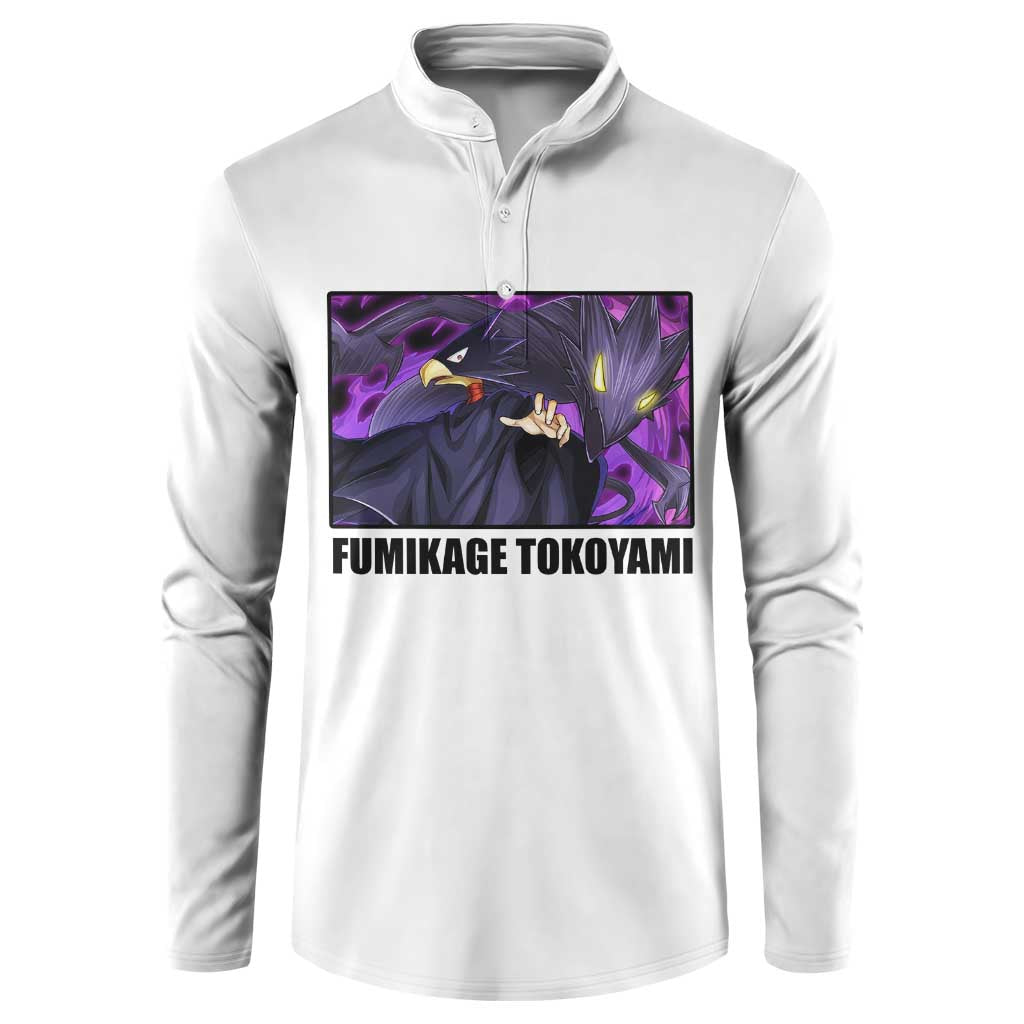 Fumikage Tokoyami - My Hero Academia Button Sweatshirt Anime Style
