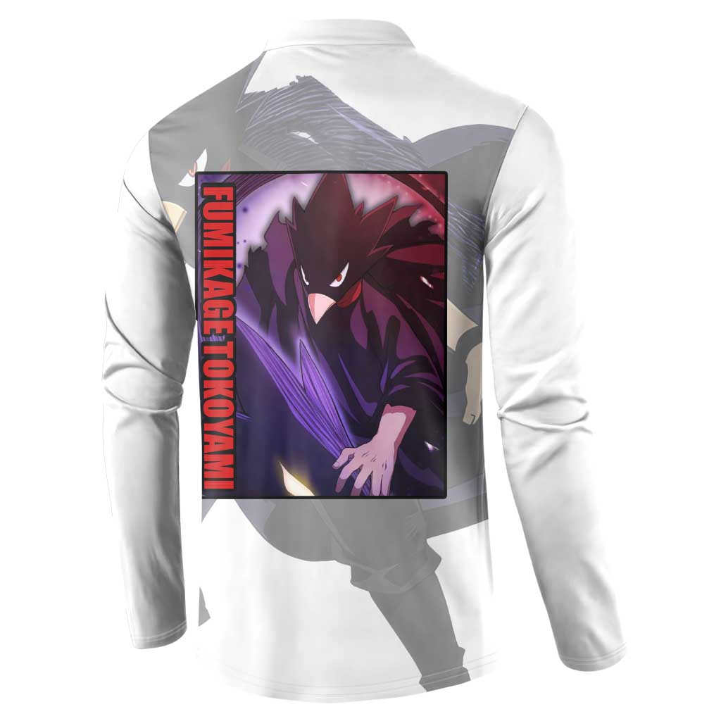 Fumikage Tokoyami - My Hero Academia Button Sweatshirt Anime Style