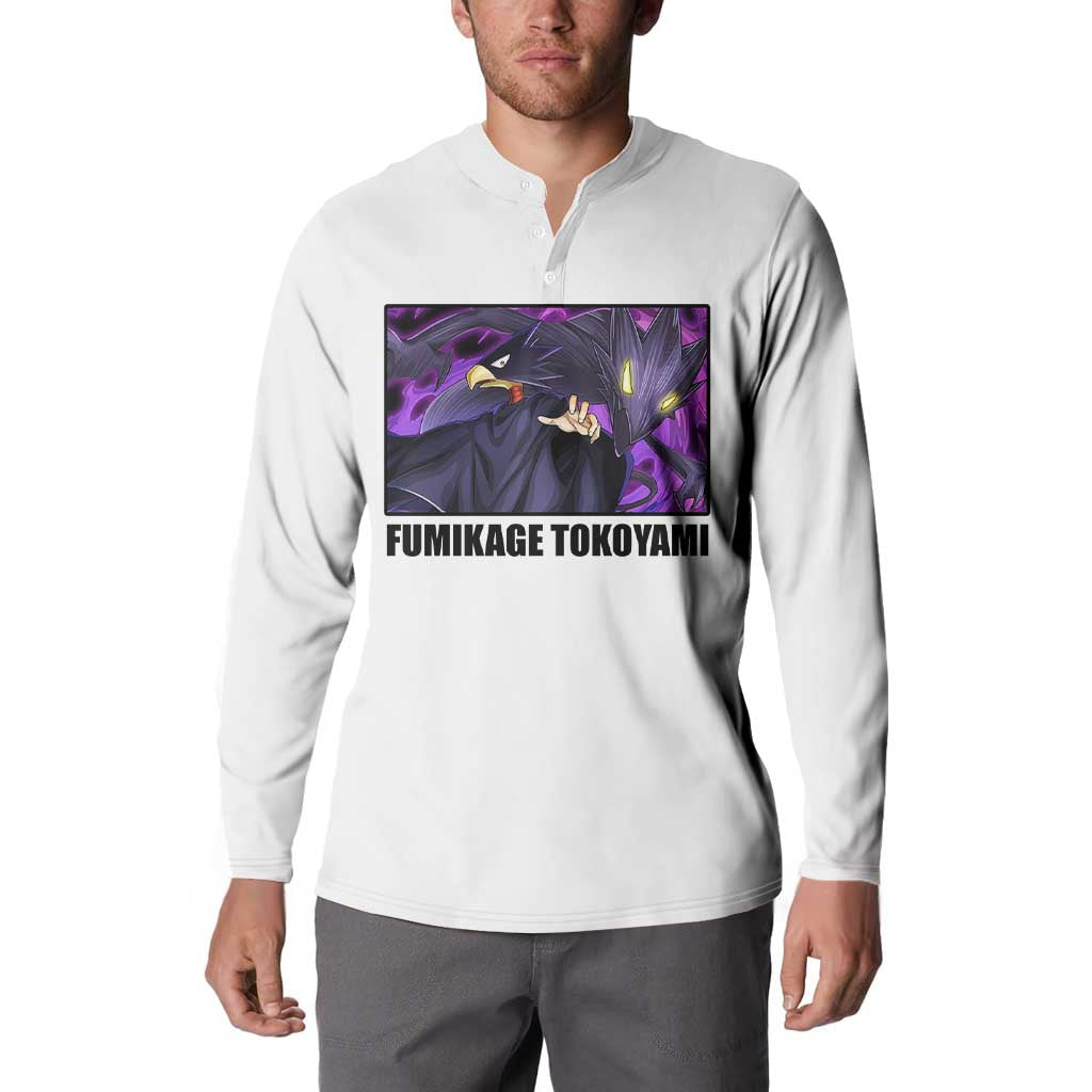 Fumikage Tokoyami - My Hero Academia Button Sweatshirt Anime Style