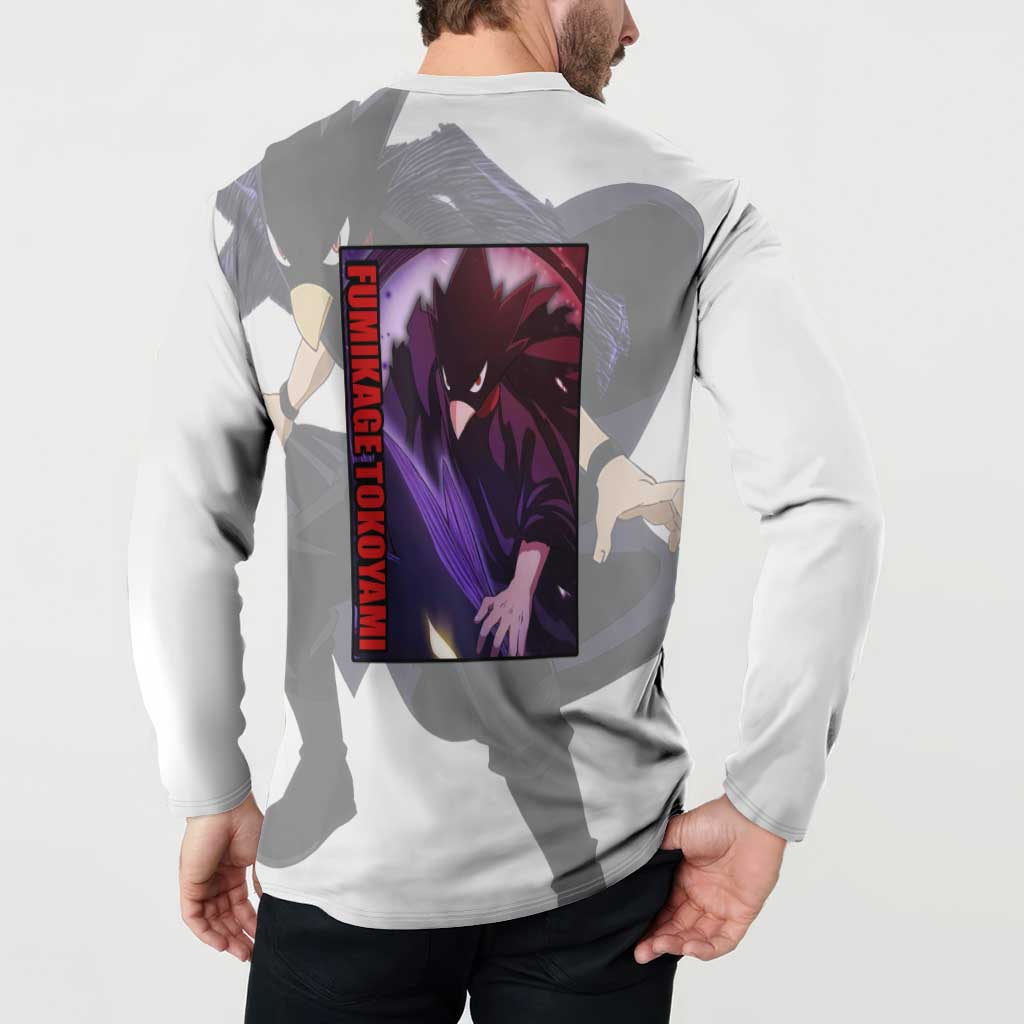 Fumikage Tokoyami - My Hero Academia Button Sweatshirt Anime Style