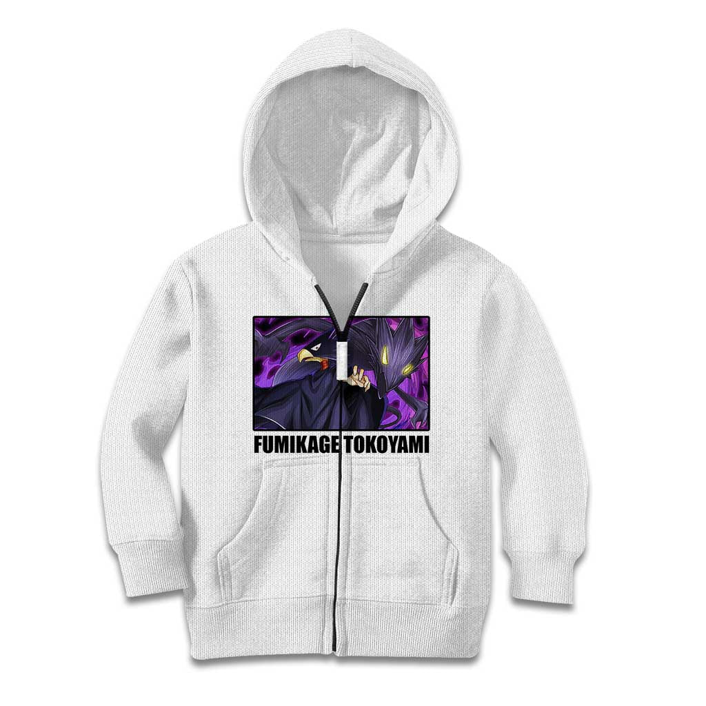 Fumikage Tokoyami - My Hero Academia Kid Hoodie Anime Style