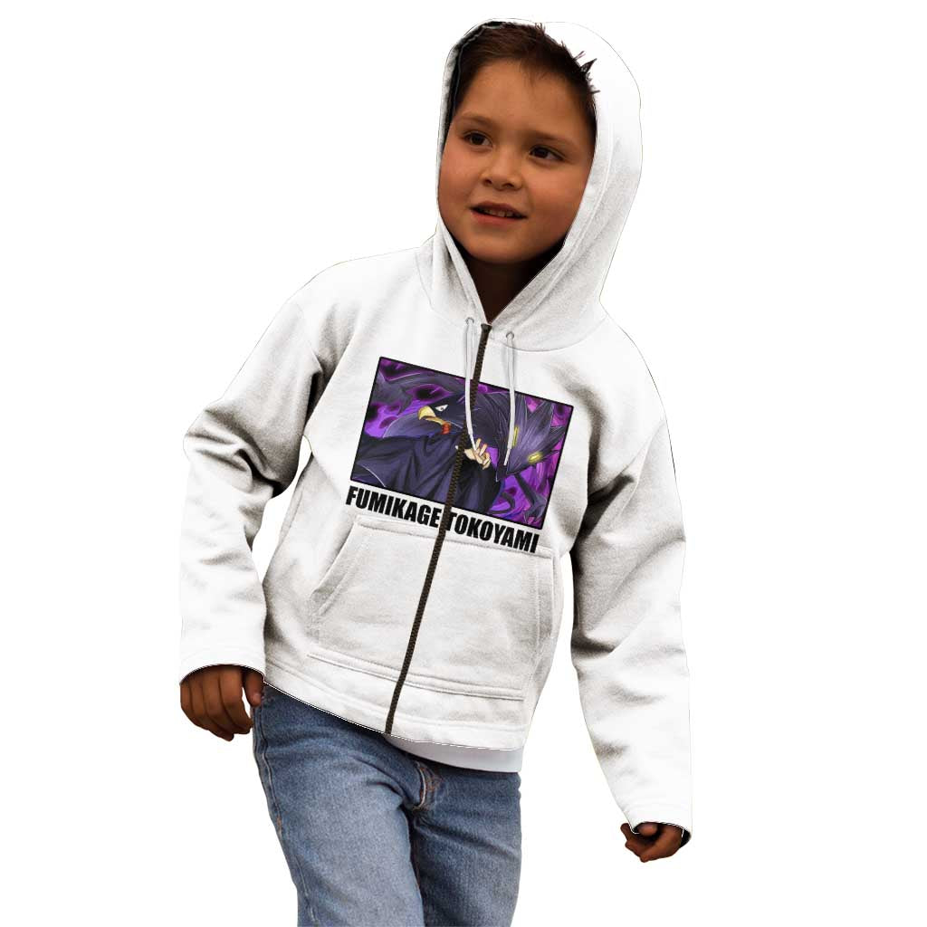 Fumikage Tokoyami - My Hero Academia Kid Hoodie Anime Style