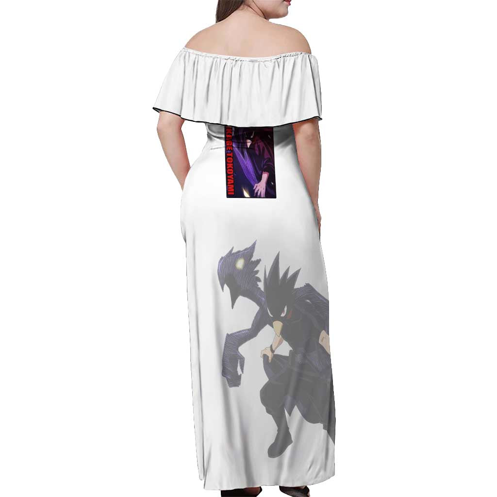 Fumikage Tokoyami - My Hero Academia Off Shoulder Maxi Dress Anime Style