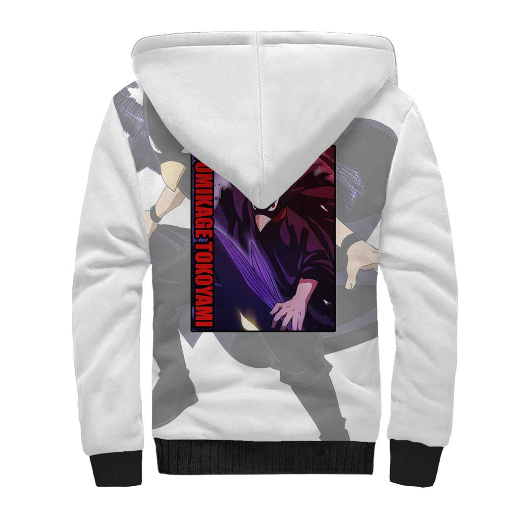 Fumikage Tokoyami - My Hero Academia Sherpa Hoodie Anime Style