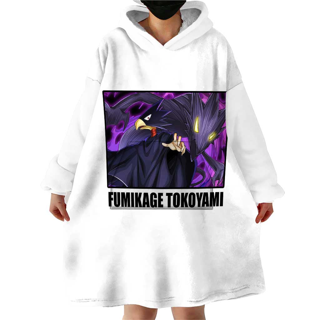 Fumikage Tokoyami - My Hero Academia Wearable Blanket Hoodie Anime Style