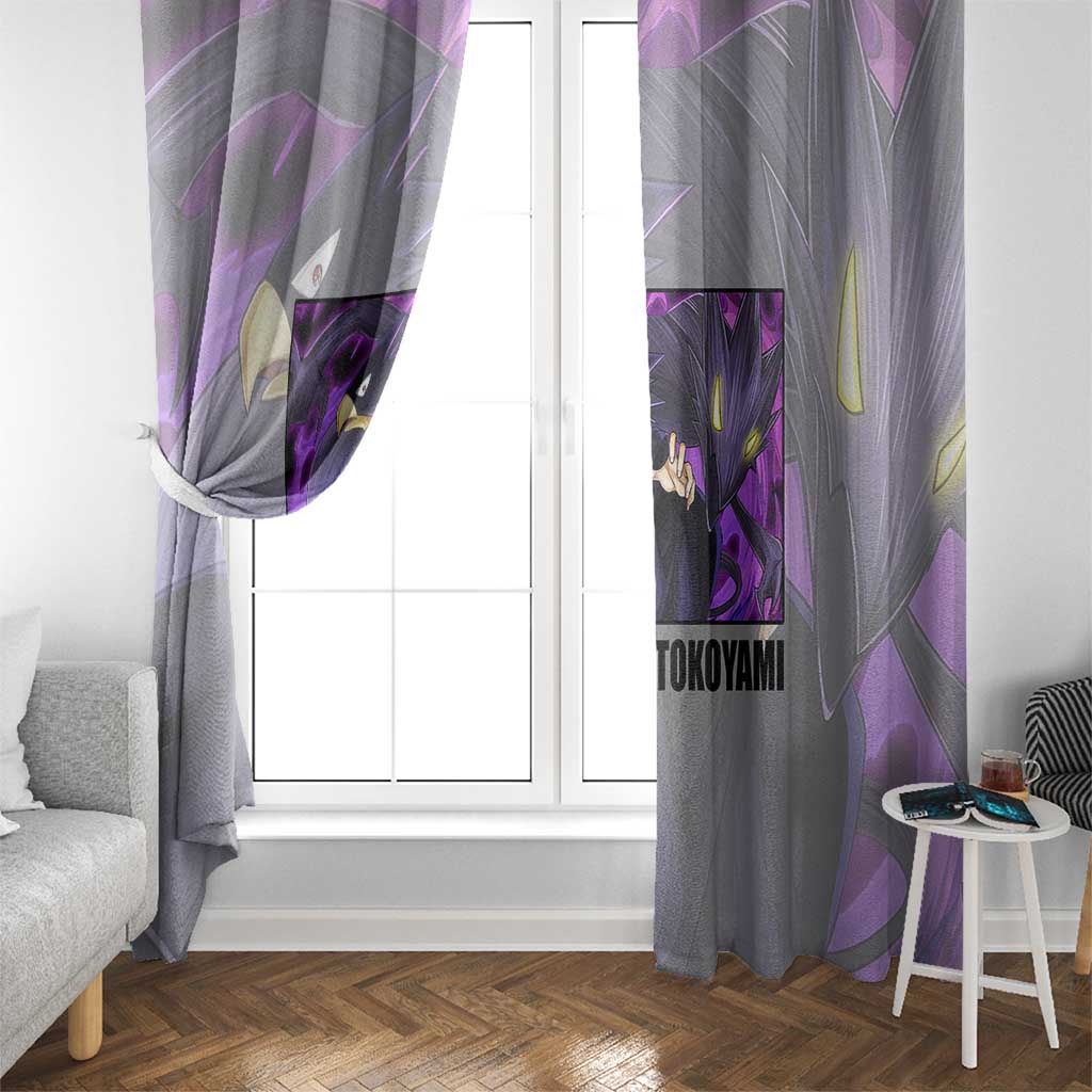 Fumikage Tokoyami - My Hero Academia Window Curtain Anime Style