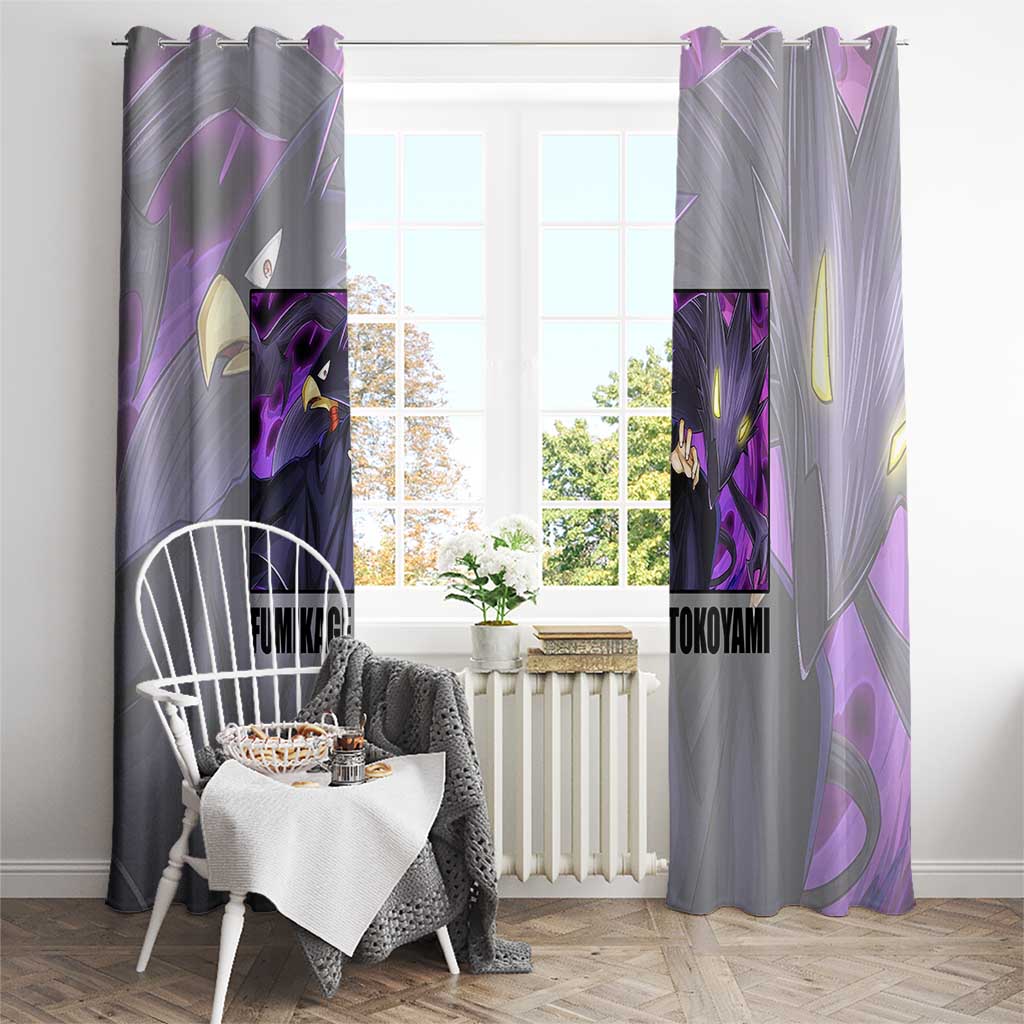 Fumikage Tokoyami - My Hero Academia Window Curtain Anime Style