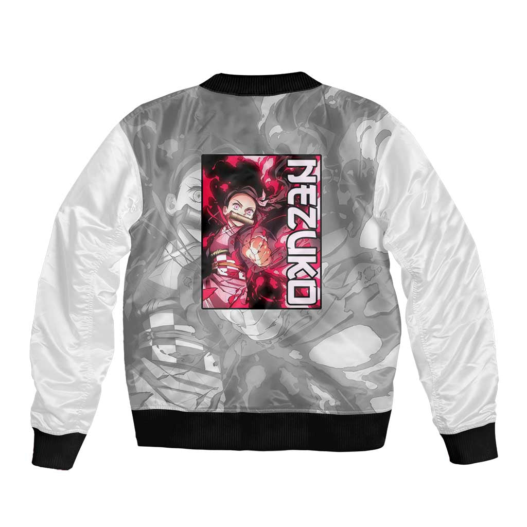 Nezuko Kamado - Demon Slayer Bomber Jacket Anime Style